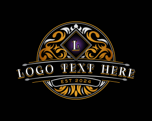 Premium Ornamental Crest Logo