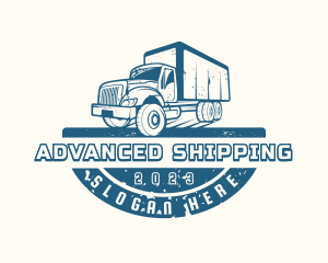 Logistics Shipping Truck logo