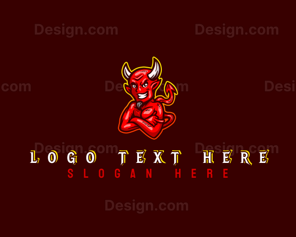 Demonic Devil Profanity Logo