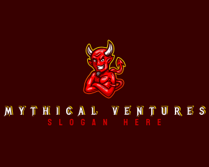 Demonic Devil Profanity logo design