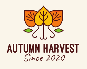 Dry Autumn Leaves logo