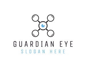 Eye Drone Lens  logo design