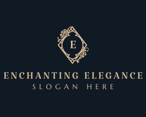 Elegant Luxury Floral Boutique logo design