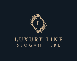 Elegant Luxury Floral Boutique logo design