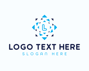 Triangle Mosaic Geometric logo