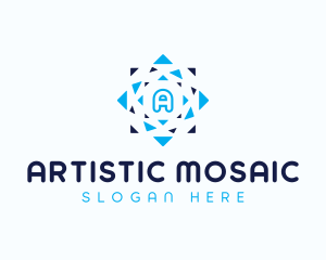 Triangle Mosaic Geometric logo