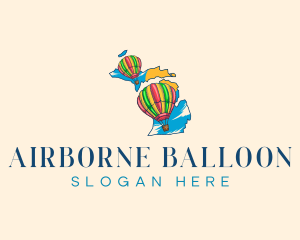 Michigan Balloon Festival logo design