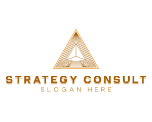 Consulting Pyramid Finance logo design