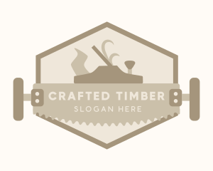 Woodwork Tools Carpentry logo design