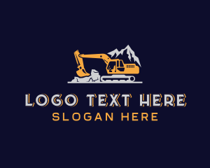 Mountain Backhoe Excavator  logo