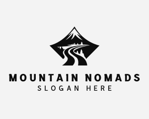 Mountain Outdoor Tourism logo design