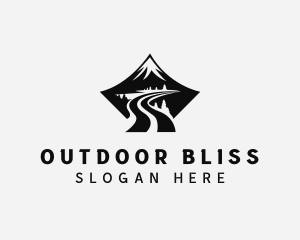 Mountain Outdoor Tourism logo design