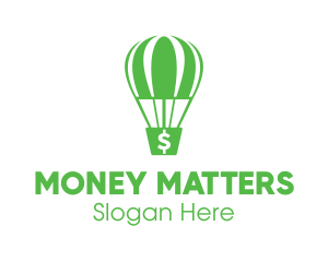 Dollar Parachute  logo design