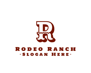 Western Texas Cowboy  logo design