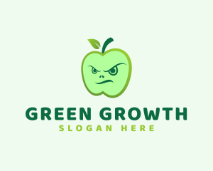 Fierce Green Apple logo design