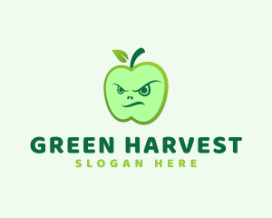 Fierce Green Apple logo design