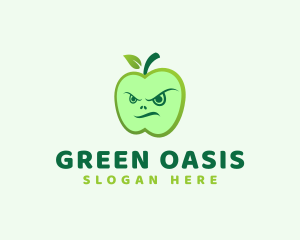 Fierce Green Apple logo design