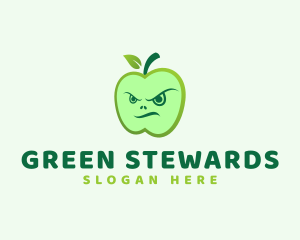 Fierce Green Apple logo design