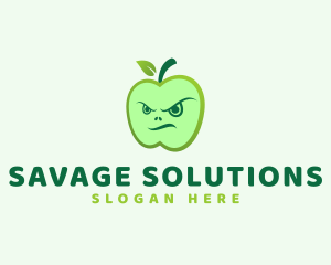 Fierce Green Apple logo design