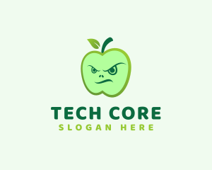 Fierce Green Apple logo design