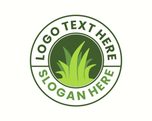 Green Grass Badge logo