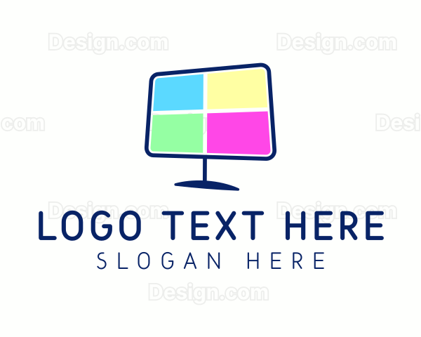 Screen Monitor Display Logo