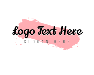 Cosmetics Smudge Paintbrush logo