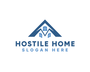 Home Improvement Roofing logo design