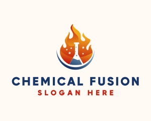 Fire Science Laboratory  logo design