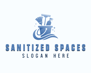 Sanitation Cleaning Bucket logo