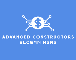 Dollar Currency Technology logo design