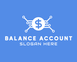 Dollar Currency Technology logo design