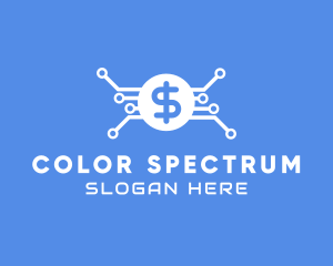 Dollar Currency Technology logo design