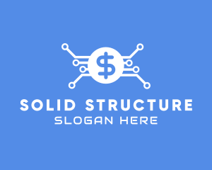 Dollar Currency Technology logo design