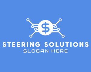 Dollar Currency Technology logo design