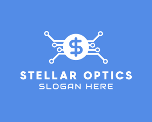 Dollar Currency Technology logo design