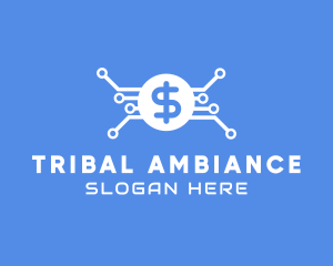 Dollar Currency Technology logo design