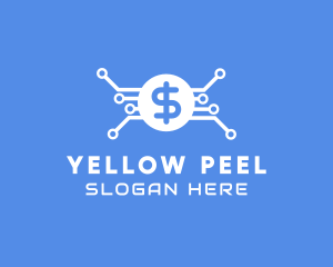 Dollar Currency Technology logo design