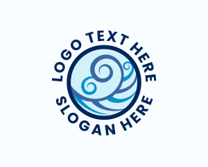 Water Ocean Waves logo