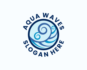 Water Ocean Waves logo
