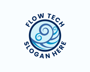 Water Ocean Waves logo