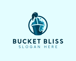 Cleaning Mop Bucket logo