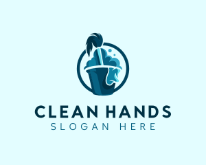 Cleaning Mop Bucket logo