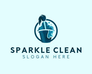 Cleaning Mop Bucket logo