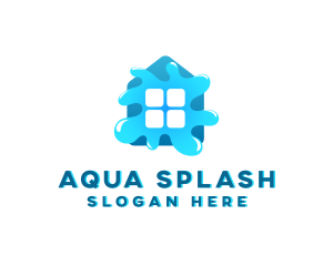 Water Splash Window Cleaning logo design