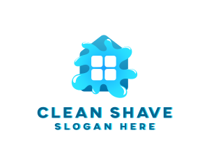 Water Splash Window Cleaning logo design