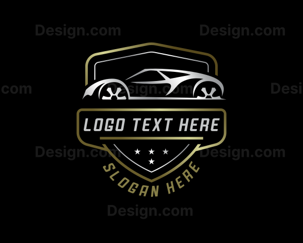 Racing Car Vehicle Logo