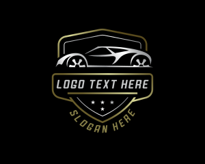 Car - Racing Car Vehicle logo design