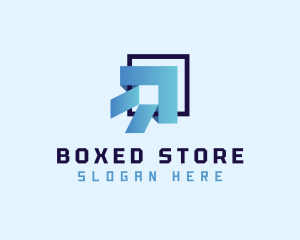 Box Logistics Shipment logo design