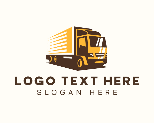 Forwarding Truck Vehicle logo